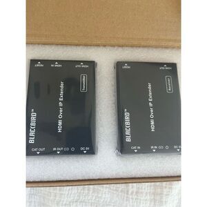 Monoprice Blackbird PRO H.265 HDMI over IP Kit, Splitter System and Extender Up